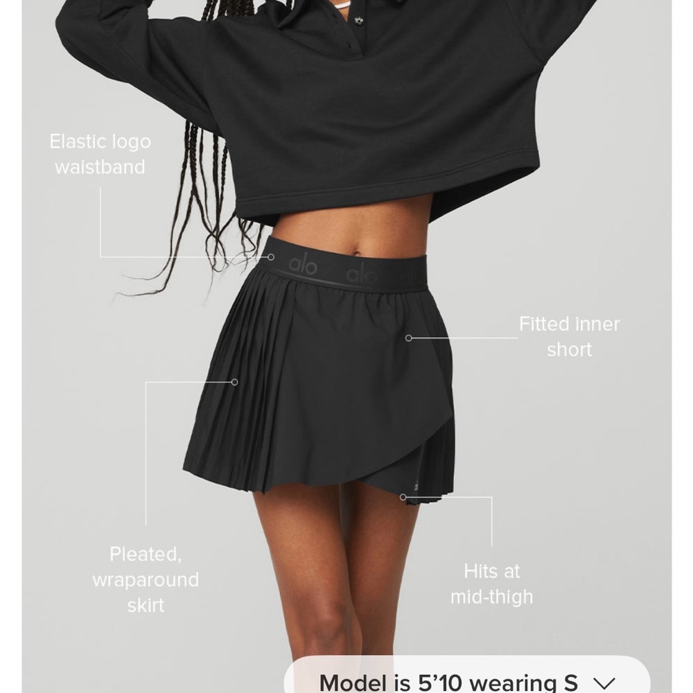 Alo Aces Tennis Skirt